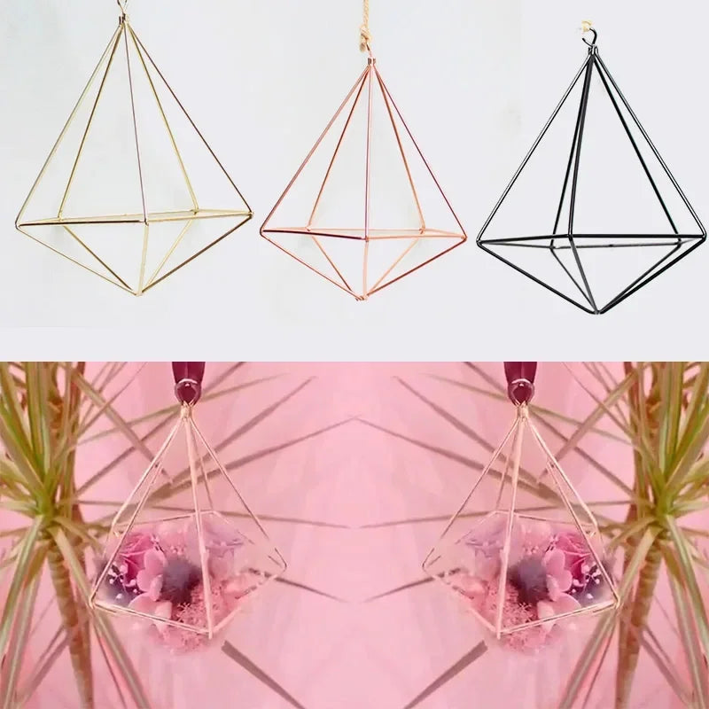 Air Plant Holder Geometric Hanging Display