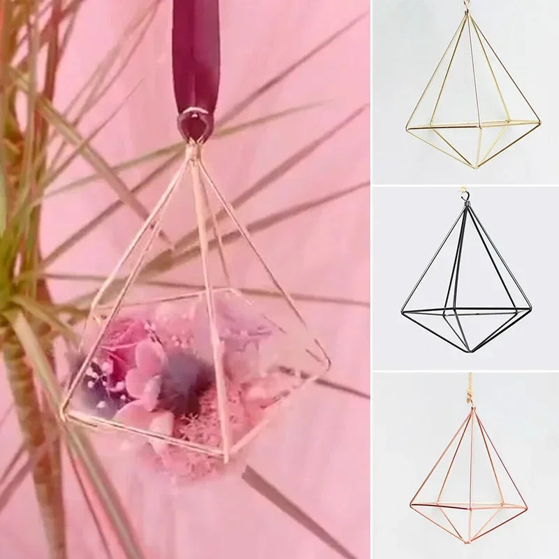 Air Plant Holder Geometric Hanging Display